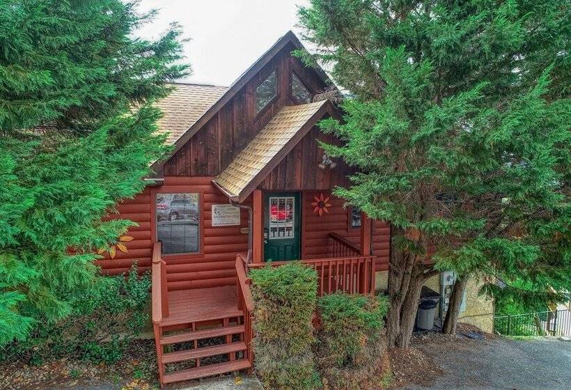 An Amazing View   4 Bedrooms, 3.5 Baths, Sleeps 10 Cabin By Redawning