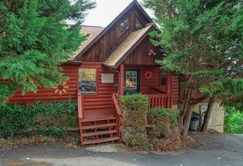 An Amazing View   4 Bedrooms, 3.5 Baths, Sleeps 10 Cabin By Redawning