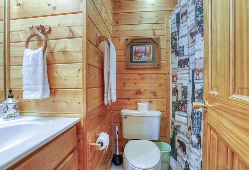 An Amazing View   4 Bedrooms, 3.5 Baths, Sleeps 10 Cabin By Redawning