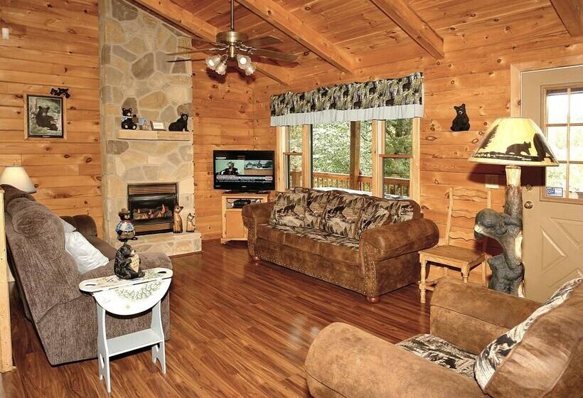 Spruce Lane   2 Bedrooms, 2 Baths, Sleeps 6 Cabin By Redawning