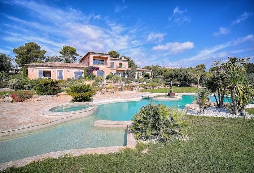 Havre De Paix 5 étoiles Prestige Jacuzzi, Hammam, Sauna, Piscine Chauffée Mougins Cannes Grasse