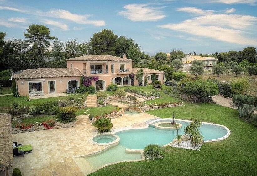 Havre De Paix 5 étoiles Prestige Jacuzzi, Hammam, Sauna, Piscine Chauffée Mougins Cannes Grasse