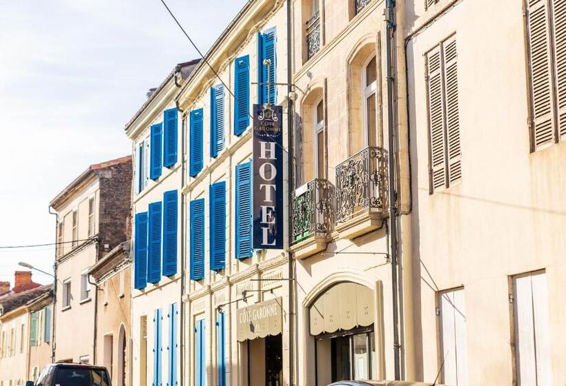 호텔 Restaurant Côte Garonne Le Balcon Des Dames   Tonneins Marmande Agen   Chambres Climatisées