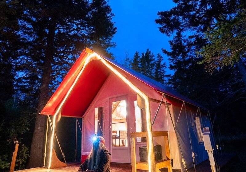 酒店 Maisonnettes Camping De La Baie De Perce