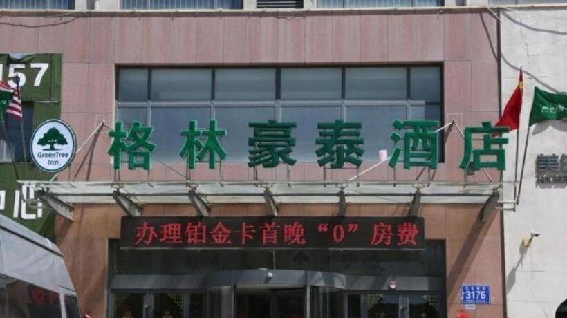 בית מלון כפרי Greentree Inn Express Laizhou Bus Station Wenhua Xi Street