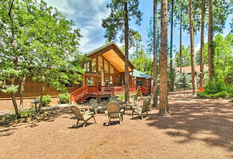 Hot Tub And Game Room All Season Pinetop Cabin