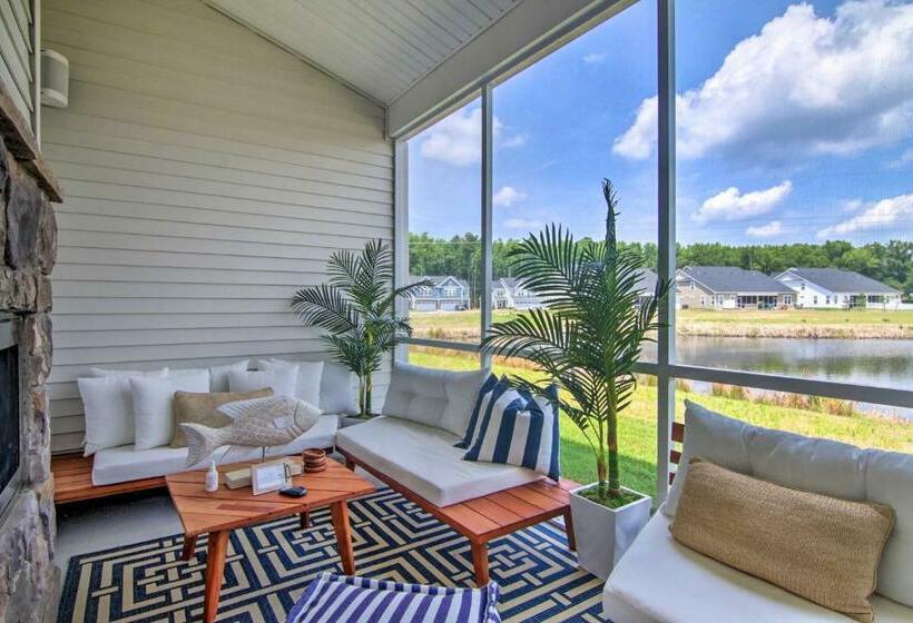 Ocean View Home With Beach Shuttle, 5 Mi To Coast!