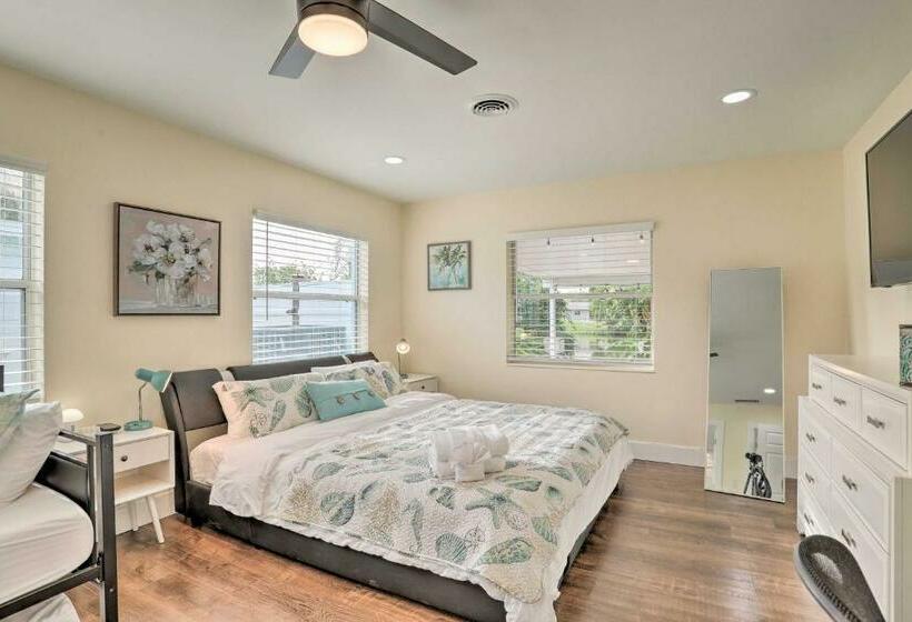 St Pete Retreat With Spacious Patio And Pond View