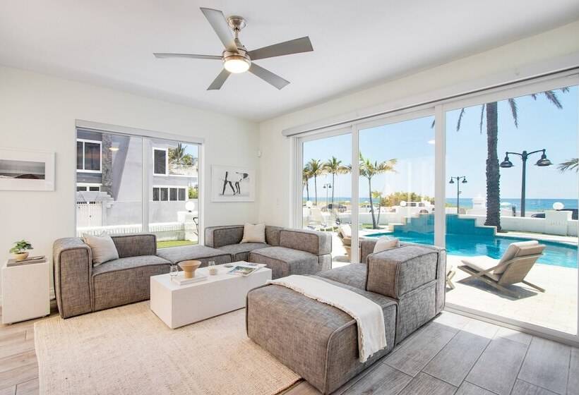 Sea Breeze By Avantstay Across From Fort Lauderdale Beach Pool Out Door Dining Fire Pit