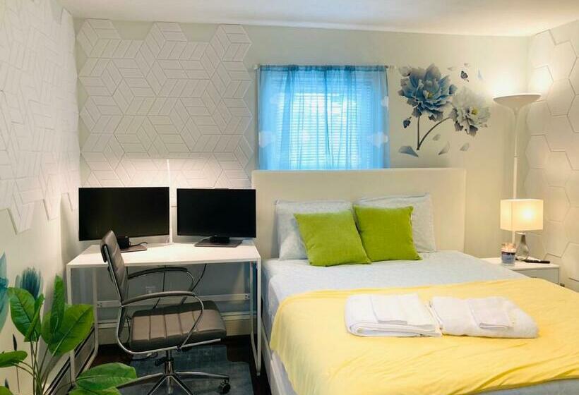 膳宿费 A1 Modern, Cozy Bedroom, 10 Minutes To Providence Central