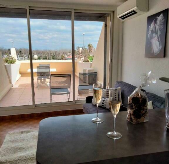 Naturisme Appartement Heliopolis Face à La Plage Avec Vue Mer