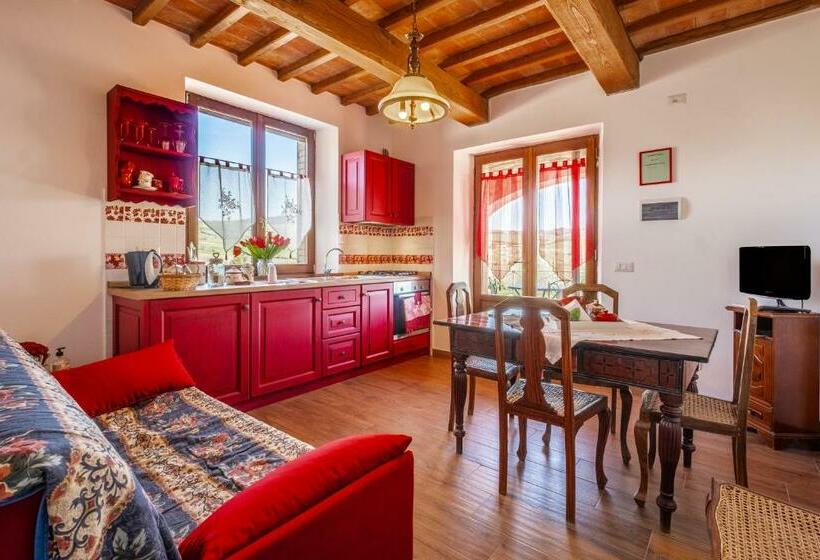 Отель Appartamento Rosso Monte Crespini