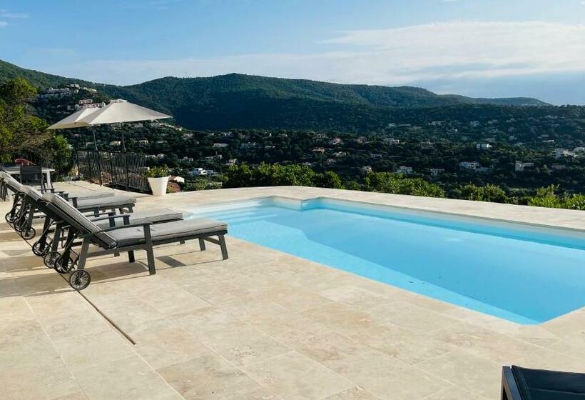 住宿加早餐 Villa Cacharelle Vue Mer Piscine