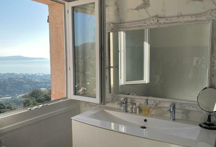 住宿加早餐 Villa Cacharelle Vue Mer Piscine