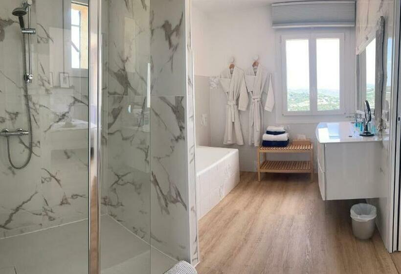 住宿加早餐 Villa Cacharelle Vue Mer Piscine