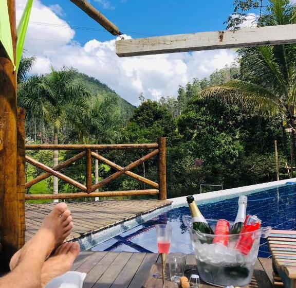 호스텔 Pousada Canto Da Mata