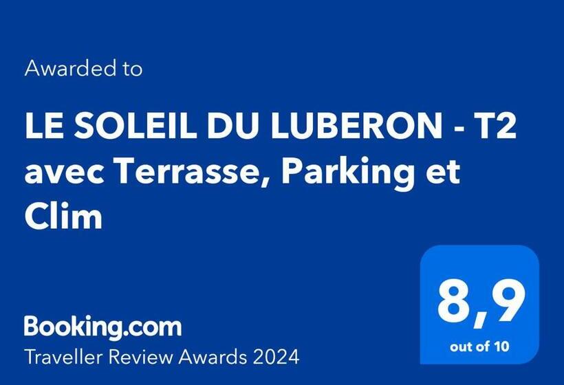 Le Soleil Du Luberon   T2 Avec Terrasse, Parking Et Clim