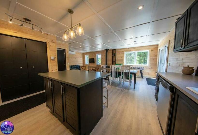 Chalet 3m Spa Accès Lac Fidèle