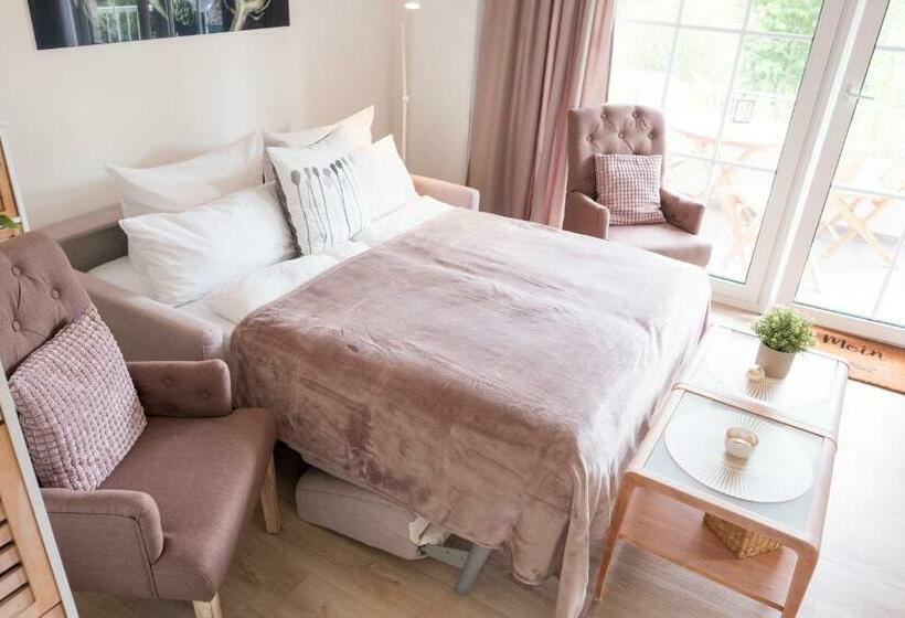 Fewo1846 Strandresidenz Wassersleben Ostseenest Modernes Studioapartment Mit Balkon Am Strand