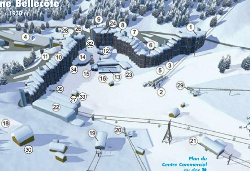 Studio Plagne Bellecôte, 1 Pièce, 4 Personnes  Fr11812368