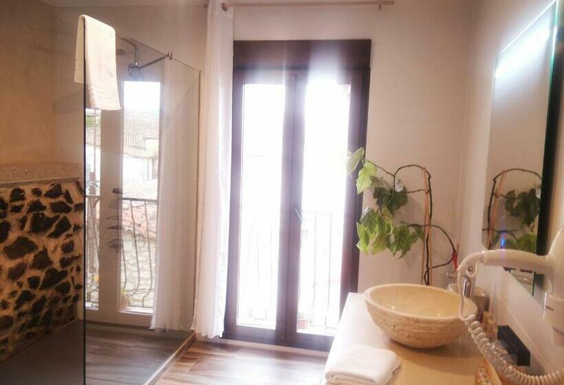 فندق Escapada Romantica Con Jacuzzi Y Vistas Al Castillo De Trevejo