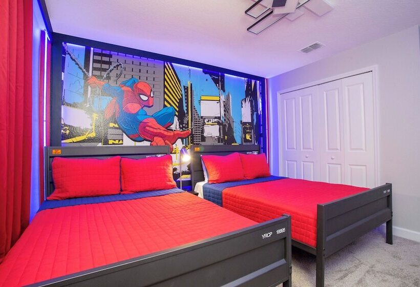 Gorgeous 4bd W/ Pool Close To Disney @ Storey Lake 4289