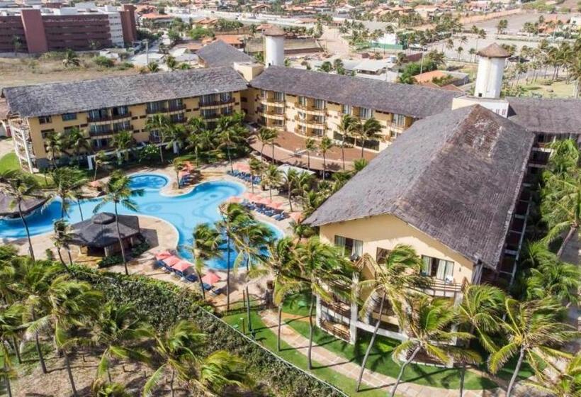 هتل Apartamento Resort Ao Lado Do Parque Aquático Porto Das Dunas   Pé Na Areia  Térreo