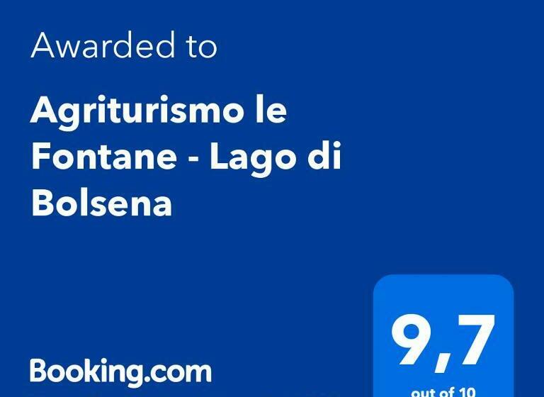 בית מלון כפרי Agriturismo Le Fontane   Lago Di Bolsena