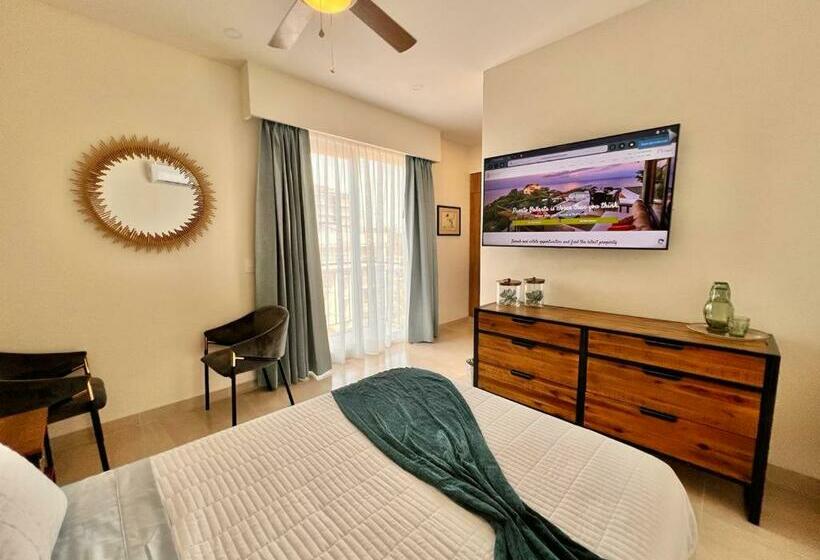 Loft In Bucerias Golden Zone, One Block From Beach