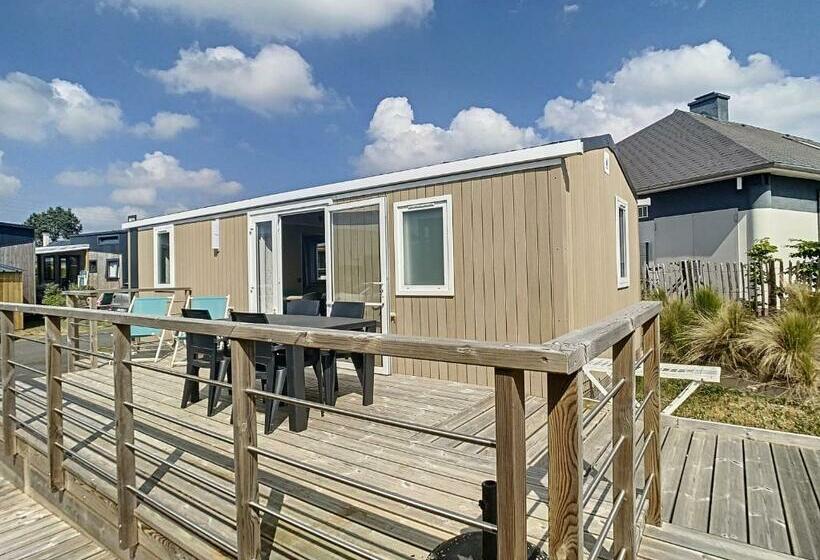 Mobil Home Pmr Tout Confort, 200m Plage, Piscine, 4 Pers, 2 Chambres, Parking, Wifi, Ménage Inclus
