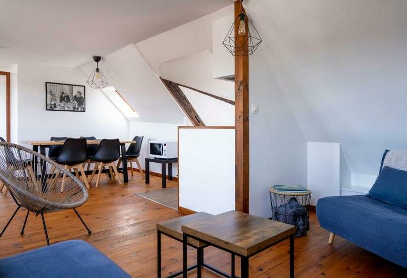 Grand Appartement Spacieux Sur Les Toits De Bayeux