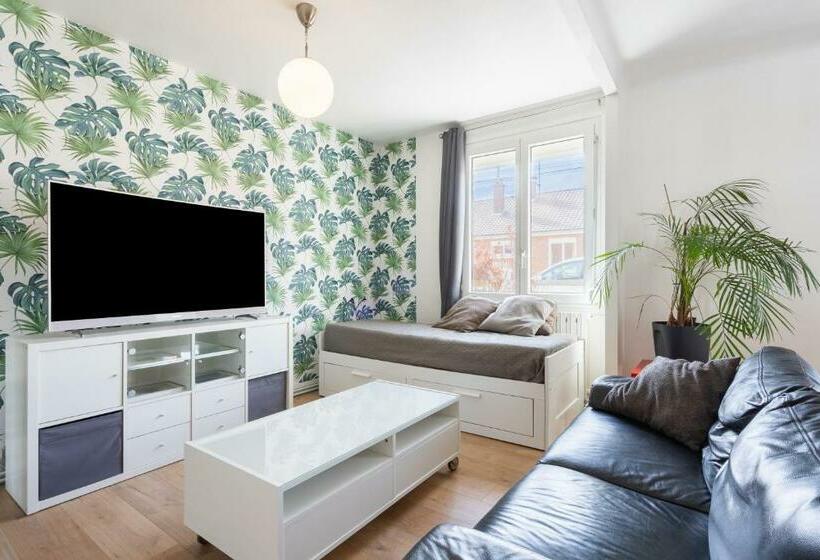 Maison Confortable, Terrasse Et Jardin à Amiens