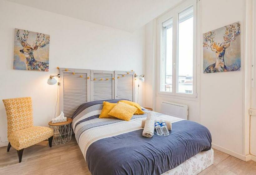 Joli Studiole Clair Logis Gare Centre Petit Déjeuner Possible