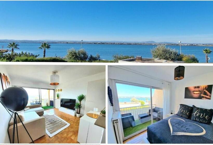 Appartement 1ere Ligne Piscine Terrasse Au Bord De La Plage Front De Mer Avec 6 Vélos