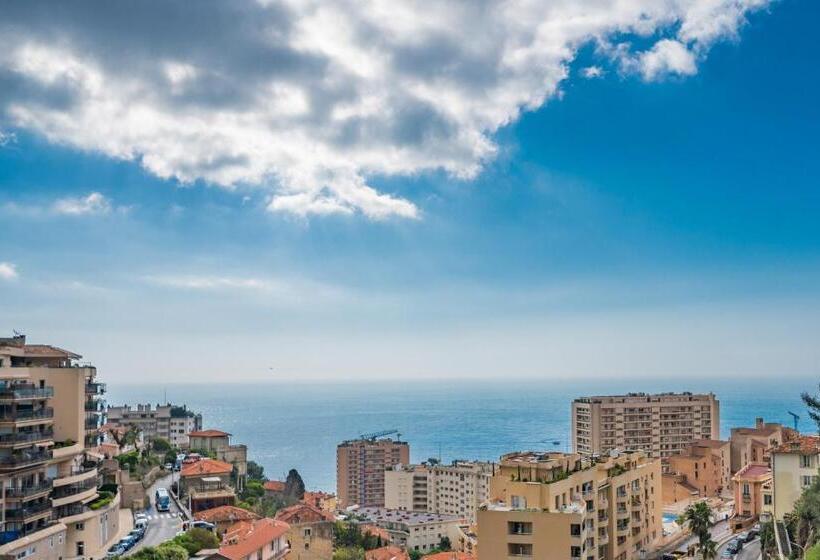 Baie De Monaco Terrasse Vue Mer Parking Af