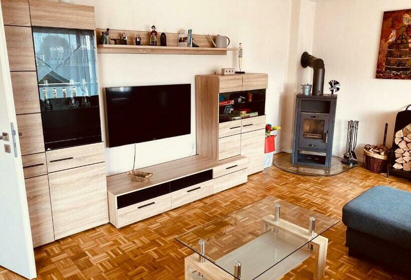 Big Apartment With Wood Burning Stove & Balcony