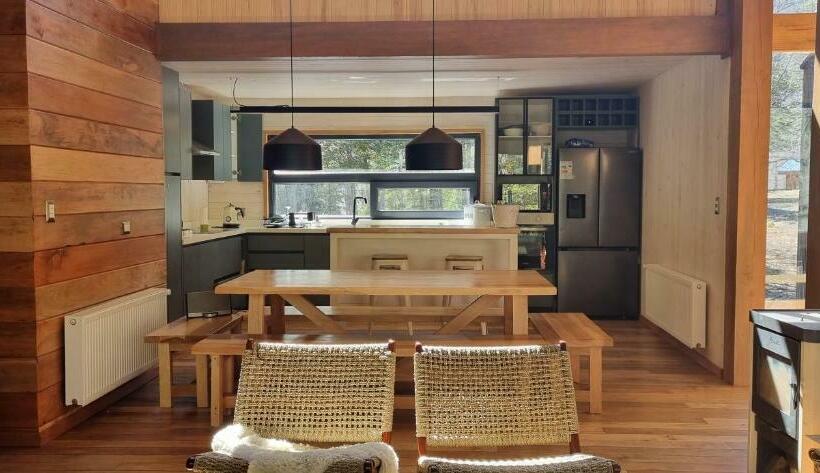 Refugio Piren, Corralco, Hot Tub Y Nieve