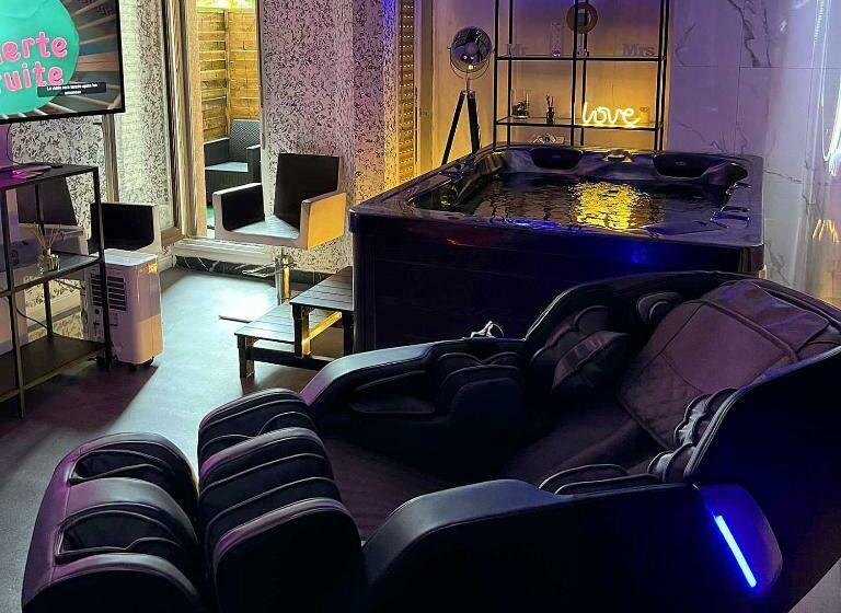 Suite & Spa Jacuzzi, Sauna, Lit King Size,netflix