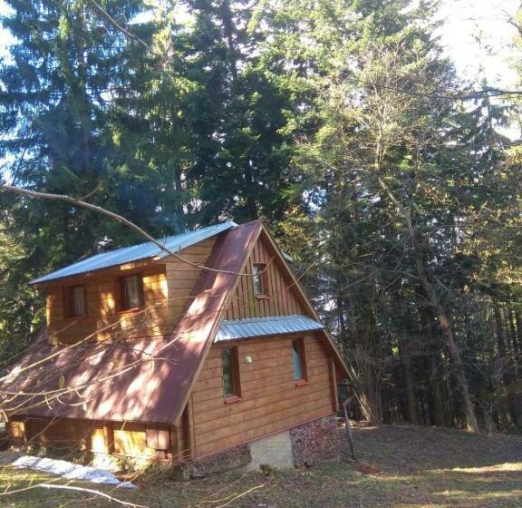 Roztomilá A Utulná Chata Azzy Na Samotě V Lese