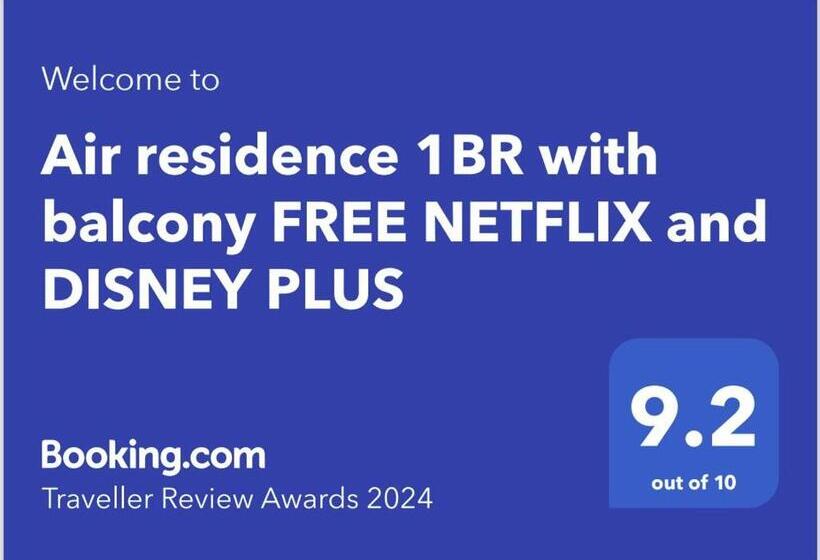 Air Residence 1br With Balcony Free Netflix And Disney Plus