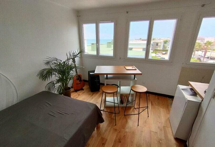 Cosy Studio En étage Résidence Front De Mer