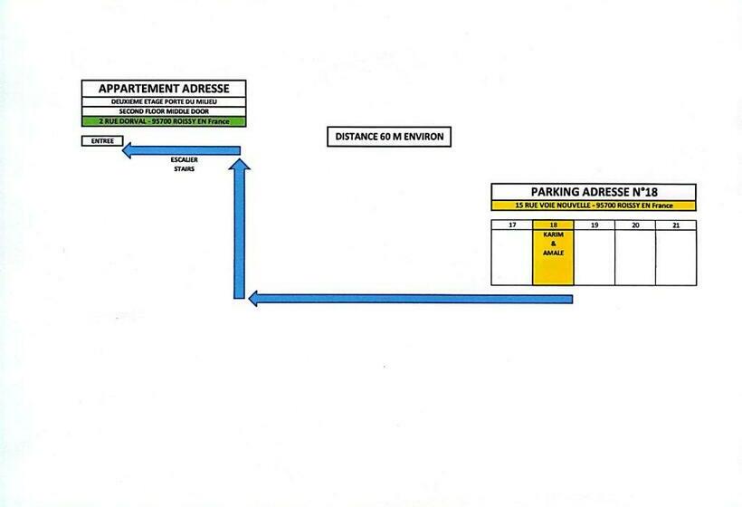 Duplex Autonome Cosy à Paris Roissy Cdg