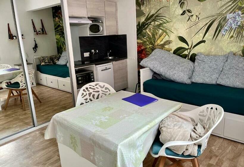 Sénane Joli Studio à 50m De La Plage, Parking