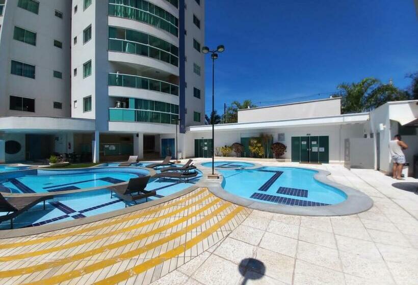 Apartamento Com Varanda Gourmet E Churrasqueira Caldas Nova