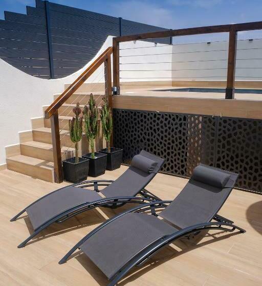 El ático De Teresa Con Piscina Privada Climatizada A 250m Playa