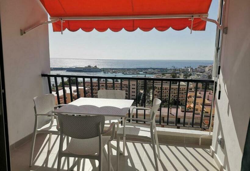 La Serenata Los Cristianos Achacay Vue Panoramique Océan Appartement