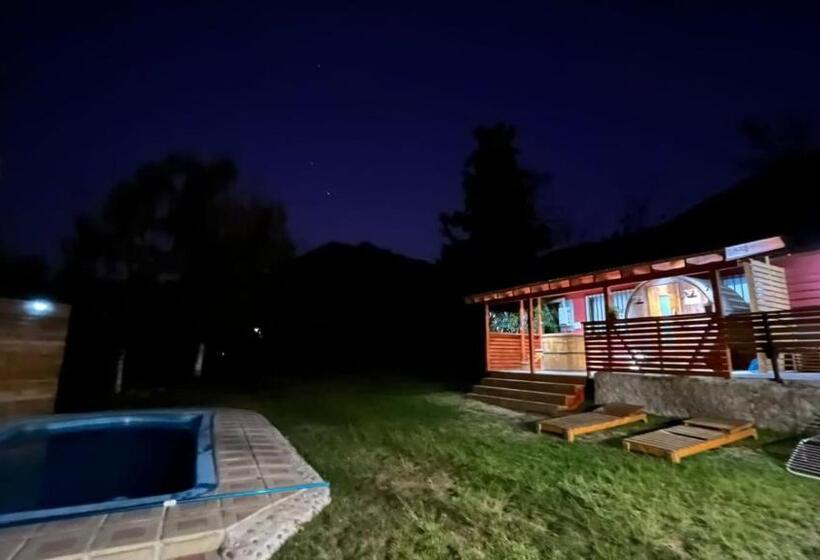 Cabaña Con Tinaja En Cajón Del Maipo Refugio Ladoña