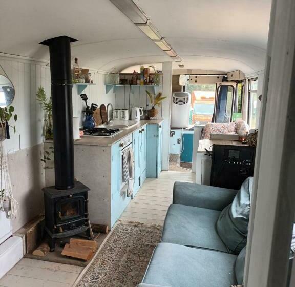 Converted French Bus With Stunning Views