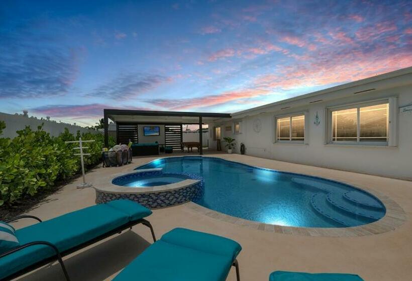 Paradise In Miami 5br Heated Pool, Pool Table & Jacuzzi L51