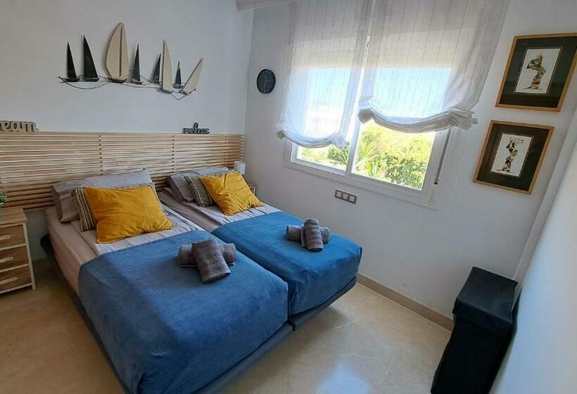 110   Superb Andalusian Style 2 Bed Golf Apartment Overlooking Miraflores Golf